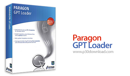 Paragon GPT Loader v10.0.16.12944 - نرم افزار شناسایی درایوهای بیش تر از 2.2 ترابایت در ویندوز XP