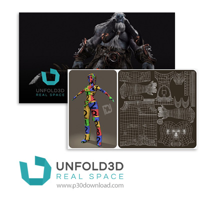 دانلود Rizom-Lab Unfold3D Real Space v2017.0.27 x64 - نرم افزار ایجاد بافت و نقشه‌های UV