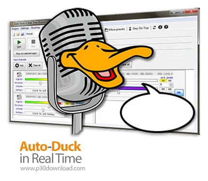 دانلود Auto-Duck in Real Time v2.2.2 - نرم افزار مدیریت و تنظیم خودکار صدای سیستم