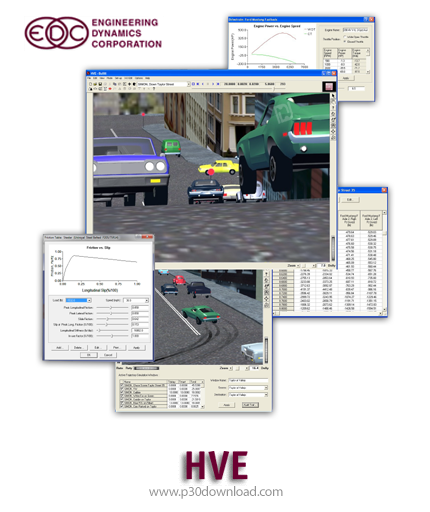 دانلود EDC HVE + HVE-2D + HVE-CSI 2017 v13 - نرم افزار شبیه‌ساز سه‌بعدی و بازسازی تصادفات رانندگی