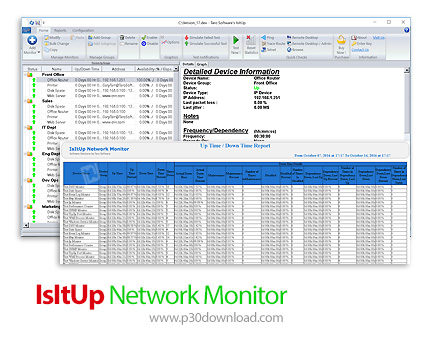 دانلود IsItUp Network Monitor v8.65 - نرم افزار کنترل و مدیریت شبکه