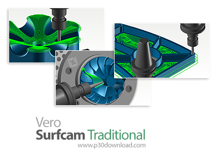 دانلود Vero Surfcam Traditional 2019 R1 x64 - نرم افزار پیشرفته شبیه سازی و ترسیم مسیر ابزار دستگاه‌