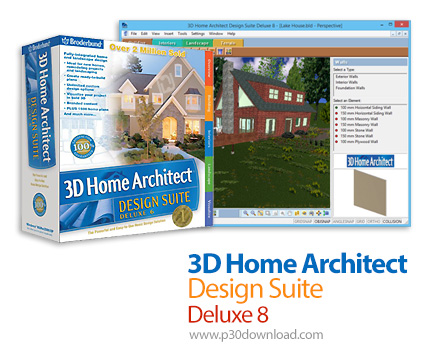 دانلود 3D Home Architect Design Suite Deluxe 8 v2.50.C5.404 - نرم افزار طراحی سه بعدی فضاهای داخلی و