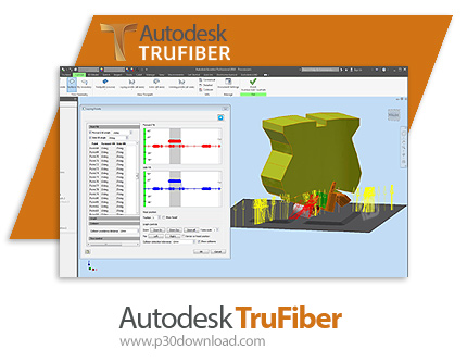 دانلود Autodesk TruFiber 2019 x64 - نرم افزار شبیه سازی و مدیریت فرآیند ساخت کامپوزیت 