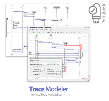 دانلود Trace Modeler v1.6.14 Portable - نرم افزار رسم نمودار های یو ام ال پرتابل (بدون نیاز به نصب)