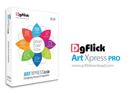 دانلود DgFlick Art Xpress PRO v1.0.0.0 - نرم افزار طراحی بروشور، پوستر و کارت ویزیت