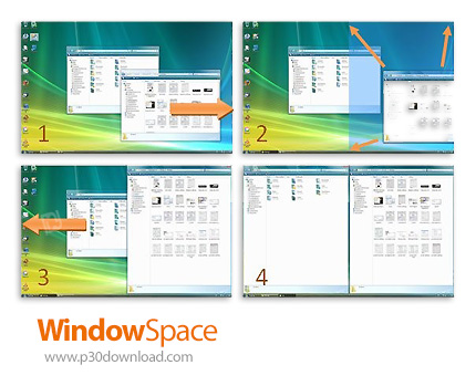 دانلود NTWind WindowSpace v2.6.3 x86/x64 - نرم افزار مدیریت حالت نمایشی پنجره ها در دسکتاپ
