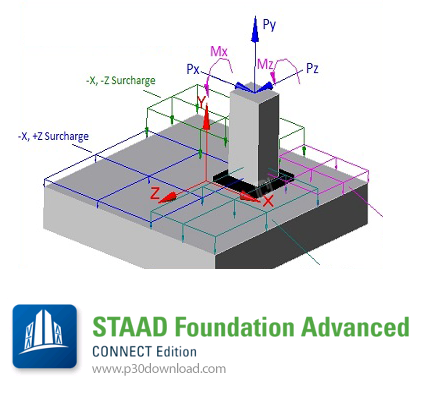 دانلود Bentley STAAD Foundation Advanced CONNECT Edition v8.4.1.24 x64 - نرم افزار پیشرفته طراحی و آ