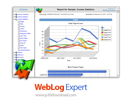 دانلود WebLog Expert v9.5.0.2 Enterprise - نرم افزار آنالیز دقیق و جزئی یک وبسایت
