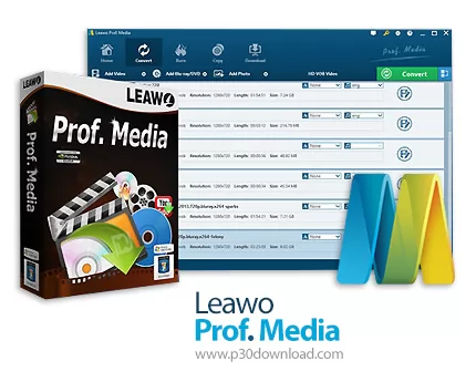 دانلود Leawo Prof. Media v13.0.0.3 x64 + v13.0.0.0 - نرم افزار قدرتمند چندمنظوره برای تبدیل فرمت، کپ