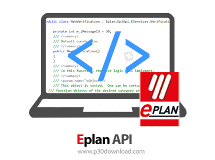 دانلود Eplan API v2.7.3.11418 x64 - افزونه اضافه کردن قابلیت کدنویسی به نرم افزار Eplan