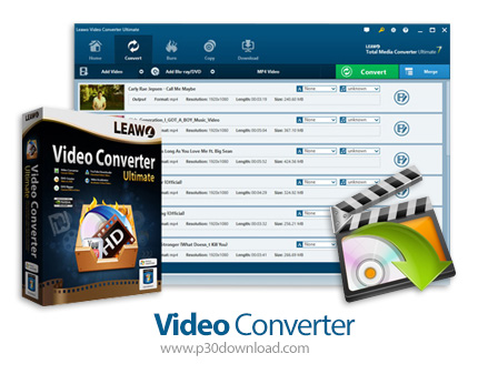 دانلود Leawo Video Converter Ultimate v8.2.0.0 - نرم افزار تبدیل فرمت فیلم و دی وی دی