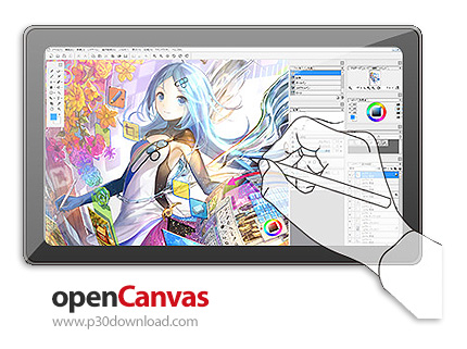 دانلود OpenCanvas v7.0.25 x86/x64 - نرم افزار طراحی و نقاشی تصاویر