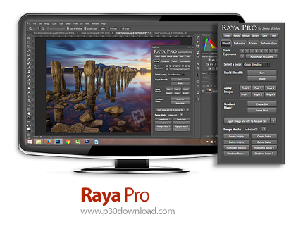 دانلود Raya Pro v5.0 Suite - پنل فتوشاپ ترکیب دیجیتالی و اصلاح رنگ تصاویر به همراه آموزش ویدئویی