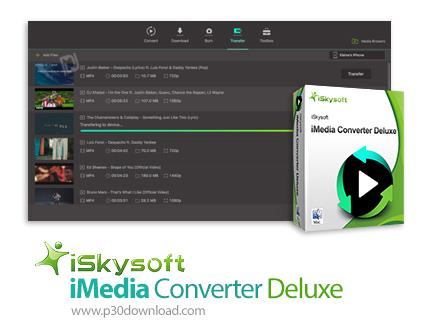 دانلود iSkysoft iMedia Converter Deluxe v10.3.0.179 - نرم افزار تبدیل فرمت فایل های ویدئویی