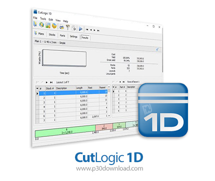 دانلود CutLogic 1D v5.3.1 Enterprise Edition - نرم افزار برش خطی