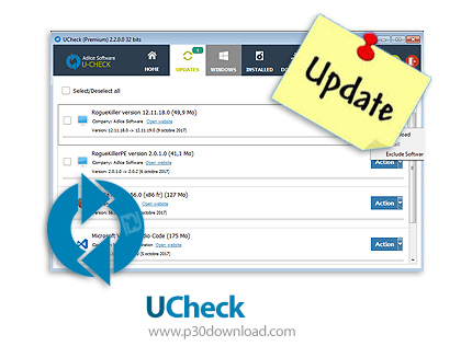 دانلود Ucheck Premium v3.7.1.0 - نرم افزار به روز رسانی برنامه های نصب شده روی سیستم