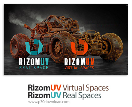 دانلود Rizom Lab RizomUV Virtual Space + Real Spaces v2019.1.14 x64 - نرم افزار طراحی و مش بندی انوا