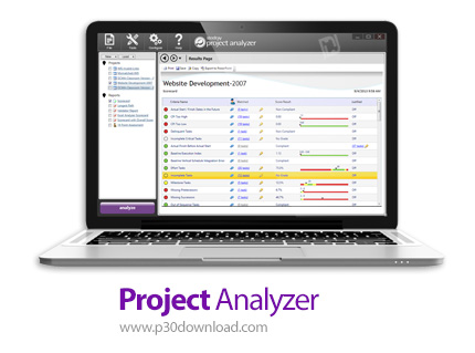 دانلود Steelray Project Analyzer v7.12 - نرم افزار ارزیابی عملکرد و زمانبندی پروژه ها