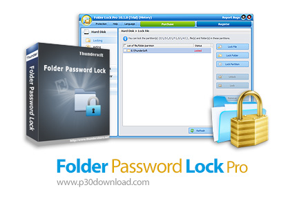 دانلود ThunderSoft Folder Password Lock Pro v11.5 - نرم افزار رمزگذاری و محافظت از فایل ها و فولدر ه
