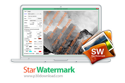 دانلود Star Watermark Ultimate v2.0.2 - نرم افزار قراردادن واترمارک روی مجموعه ای از تصاویر