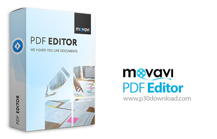 دانلود Movavi PDF Editor v3.0.0 - نرم افزار ویرایش فایل های پی دی اف