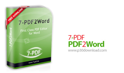 دانلود 7-PDF2Word Converter v3.4.0.174 - نرم افزار تبدیل پی دی اف به ورد