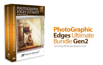 دانلود Auto FX PhotoGraphic Edges Ultimate Bundle Gen2 v9.6.0 - نرم افزار اضافه کردن فریم، کادر و حا