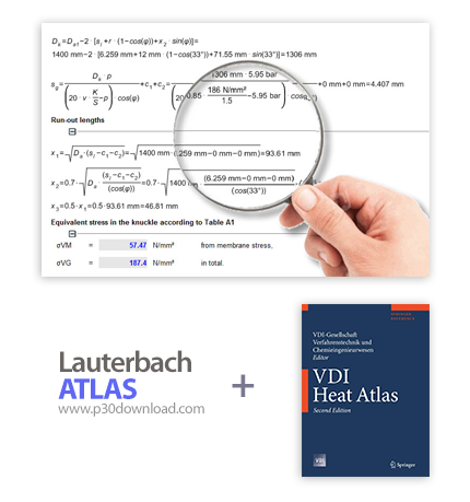 دانلود Lauterbach ATLAS v8.26.1 + VDI Heat Atlas (Second edition) - نرم افزار محاسباتی انتقال حرارت 