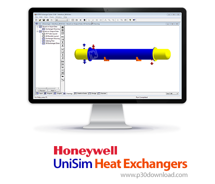 دانلود Honeywell UniSim Heat Exchangers R460.1 - نرم افزار قدرتمند طراحی فرآیند برای مبدل‌های حرارتی
