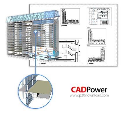 دانلود CADPower v22.23 + v21.00 - افزونه افزایش بهره‌وری و تولید برای AutoCAD و BricsCAD