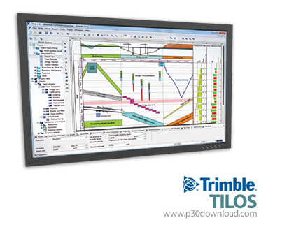 دانلود Trimble TILOS v10.1 - نرم افزار مدیریت پروژه‌های زیرساخت خطی