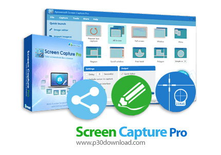 دانلود Apowersoft Screen Capture Pro v1.5.2.0 - نرم افزار عکسبرداری از صفحه نمایش با امکان ویرایش و 