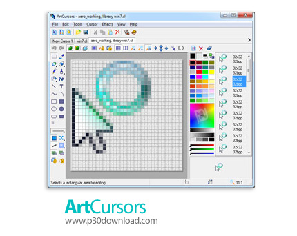 دانلود Aha-Soft ArtCursors v5.30 - نرم افزار طراحی و ویرایش نشانگر ها