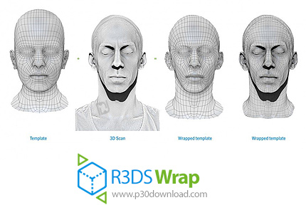 دانلود R3DS Wrap v3.3.17 x64 - نرم افزار اسکن سه بعدی و شبیه سازی بدن و چهره ی کاراکتر