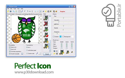 دانلود Perfect Icon v2.45 Portable - نرم افزار ساخت آیکون از یک عکس پرتابل (بدون نیاز به نصب)