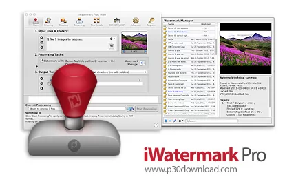 دانلود Plum Amazing iWatermark Pro 2 v4.0.32 x64 - نرم افزار قرار دادن واترمارک بر روی تصاویر
