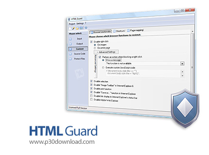 دانلود HTML Guard v3.3.4 - نرم افزار محافظت از محتوای سایت در برابر کپی کردن و استخراج اطلاعات