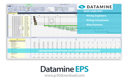 دانلود Datamine EPS v3.0.161.7373 x64 - نرم افزار زمانبندی فعالیت ها و تخصیص منابع در پروژه های معدن