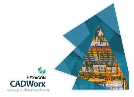 دانلود Hexagon CADWorx (Plant + P&ID Professional + Structure) 2019 v19.00 - مجموعه نرم افزارهای طرا
