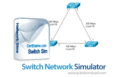 دانلود CertExams Switch Network Simulator v3.2.0 - نرم افزار شبیه سازی شبکه های مبتنی بر سوییچ