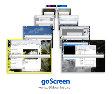 دانلود goScreen Corporate v19.0.8.1019 - نرم افزار مدیریت دسکتاپ با ایجاد صفحات مجازی
