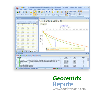 دانلود Geocentrix Repute v2.5.2 - نرم افزار طراحی و آنالیز شمع‌ها و ستون‌های واقع در دریا (Onshore)