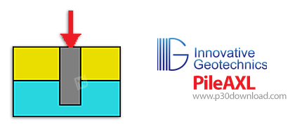 دانلود Innovative Geotechnics PileAXL v2.2 - نرم افزار طراحی و آنالیز بارگذاری محوری بر روی ستون‌های