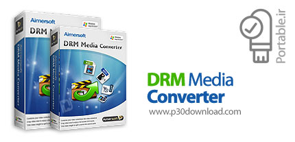 دانلود Aimersoft DRM Media Converter v1.5.6 Portable - نرم افزار حذف محدودیت های دی آر ام و تبدیل فر