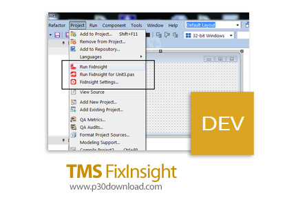 دانلود TMS FixInsight v2019.01 - افزونه آنالیز و دیباگ کد برنامه های دلفی