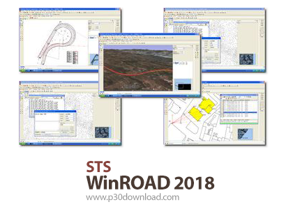 دانلود STS WinROAD 2018 v23.1.1.2641 - نرم افزار تخصصی طراحی و مدل‌سازی سه‌بعدی جاده