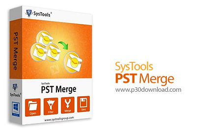 دانلود SysTools PST Merge v6.3 - نرم افزار ادغام فایل های PST اوت لوک با یکدیگر