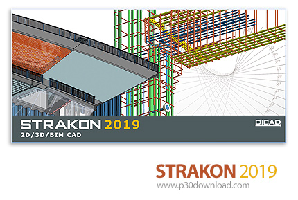 دانلود STRAKON Premium 2019 SP1.3.4 x64 - نرم افزار مهندسی سازه ها و قطعات پیش ساخته