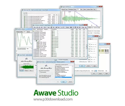 دانلود FMJ-Software Awave Studio v12.5.0.0 - نرم افزار ویرایش و تبدیل فرمت فایل های صوتی